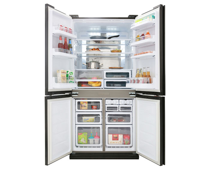 Image Tủ lạnh Sharp Inverter 605 lít SJ-FX688VG-BK 1