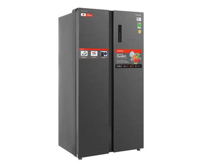 Image Tủ lạnh Toshiba Inverter 555 lít Side By Side GR-RS696WI-PMV(60)-AG 1