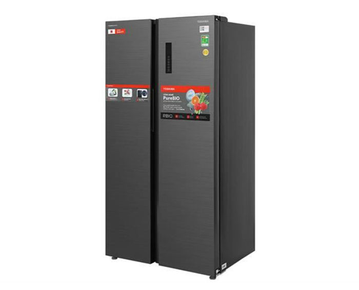 Image Tủ lạnh Toshiba Inverter 555 lít Side By Side GR-RS696WI-PMV(60)-AG 2