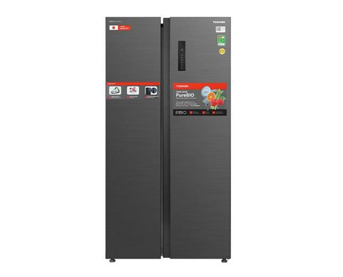 Image Tủ lạnh Toshiba Inverter 555 lít Side By Side GR-RS696WI-PMV(60)-AG